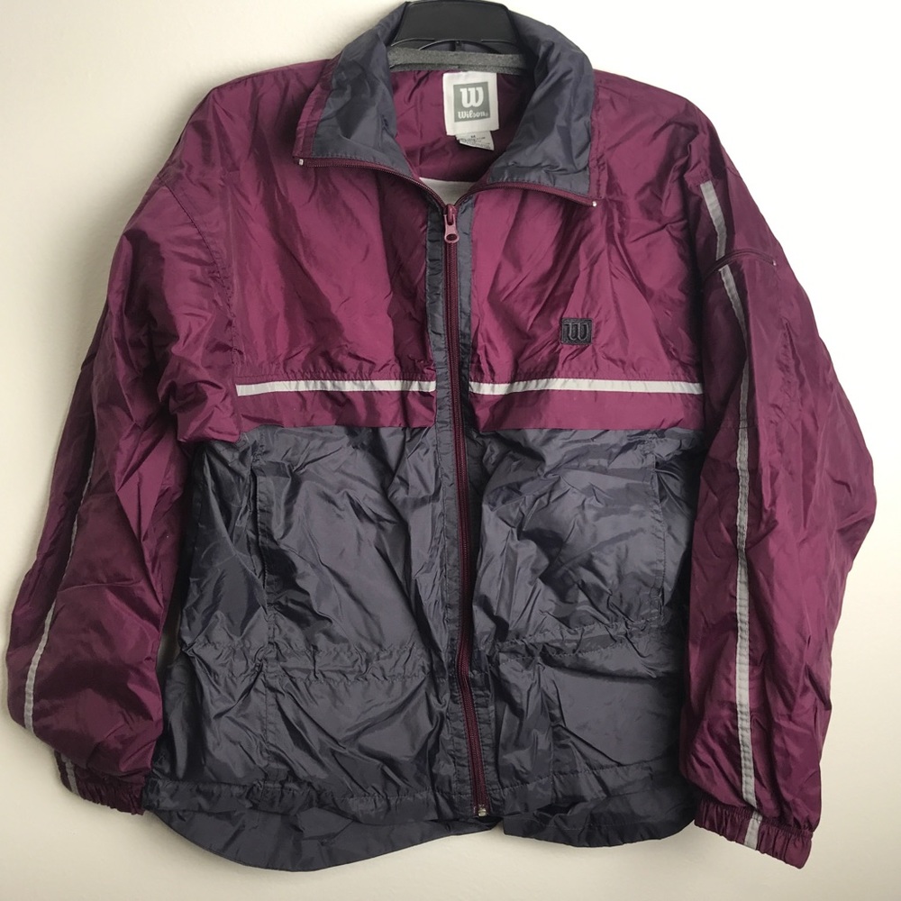 Wilson Vintage Zip-up Windbreaker Jacket